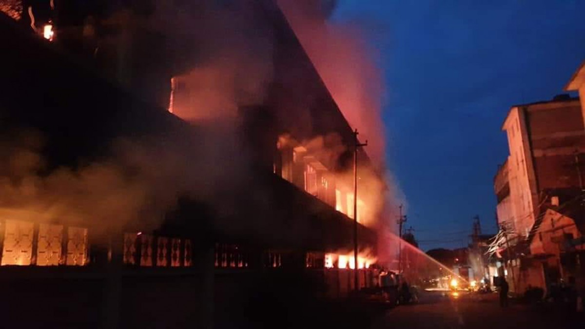Fire at Nebico Biscuit Factory
